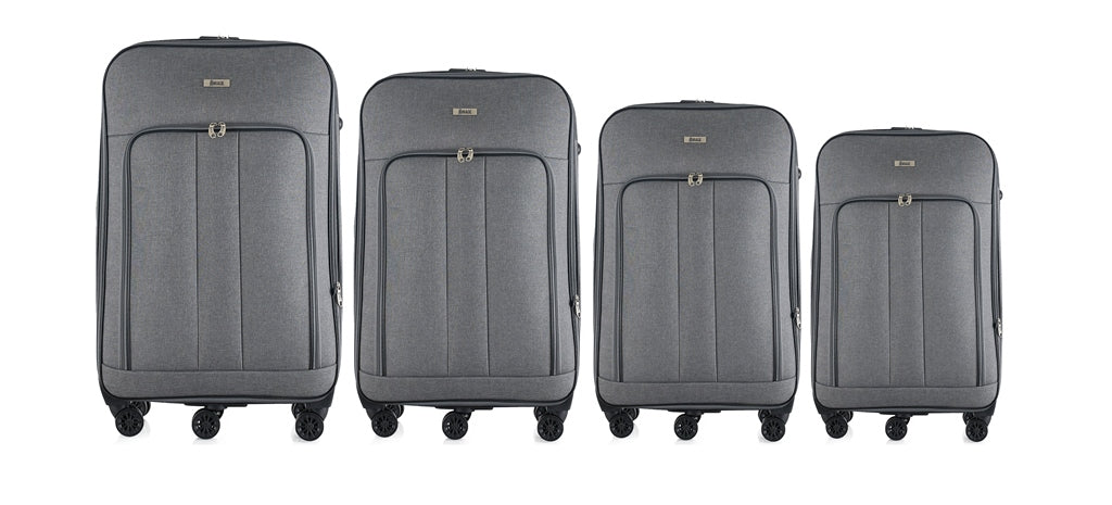 Mirage Sean Softside Lightweight 4-Piece Luggage Set - Stiles Supply Co.