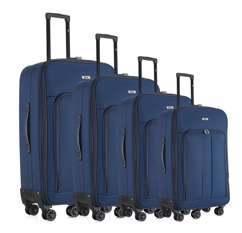 Mirage Sean Softside Lightweight 4-Piece Luggage Set - Stiles Supply Co.