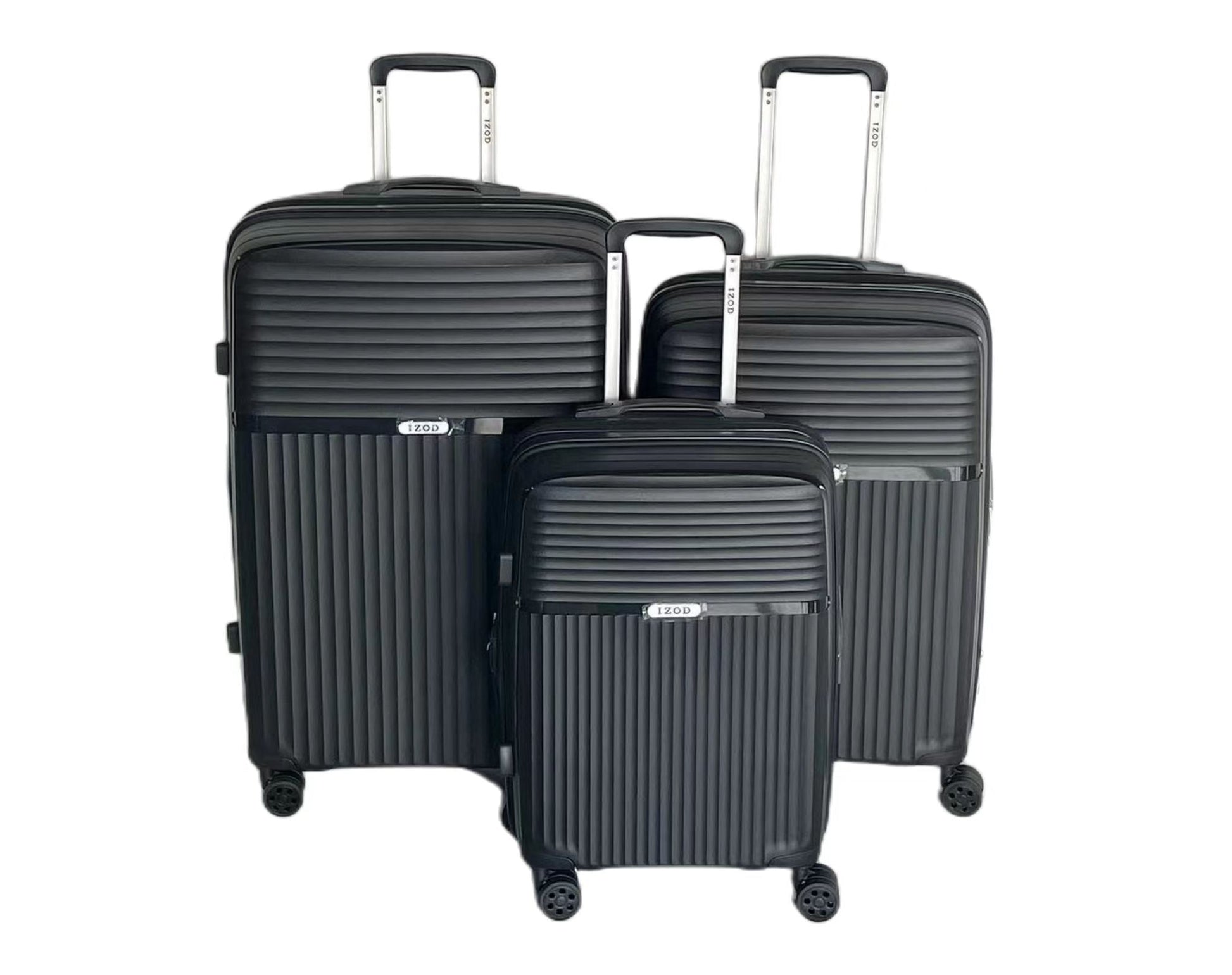 IZOD Siri Hard shell Expandable Lightweight 3 Piece Luggage Set - Stiles Supply Co.
