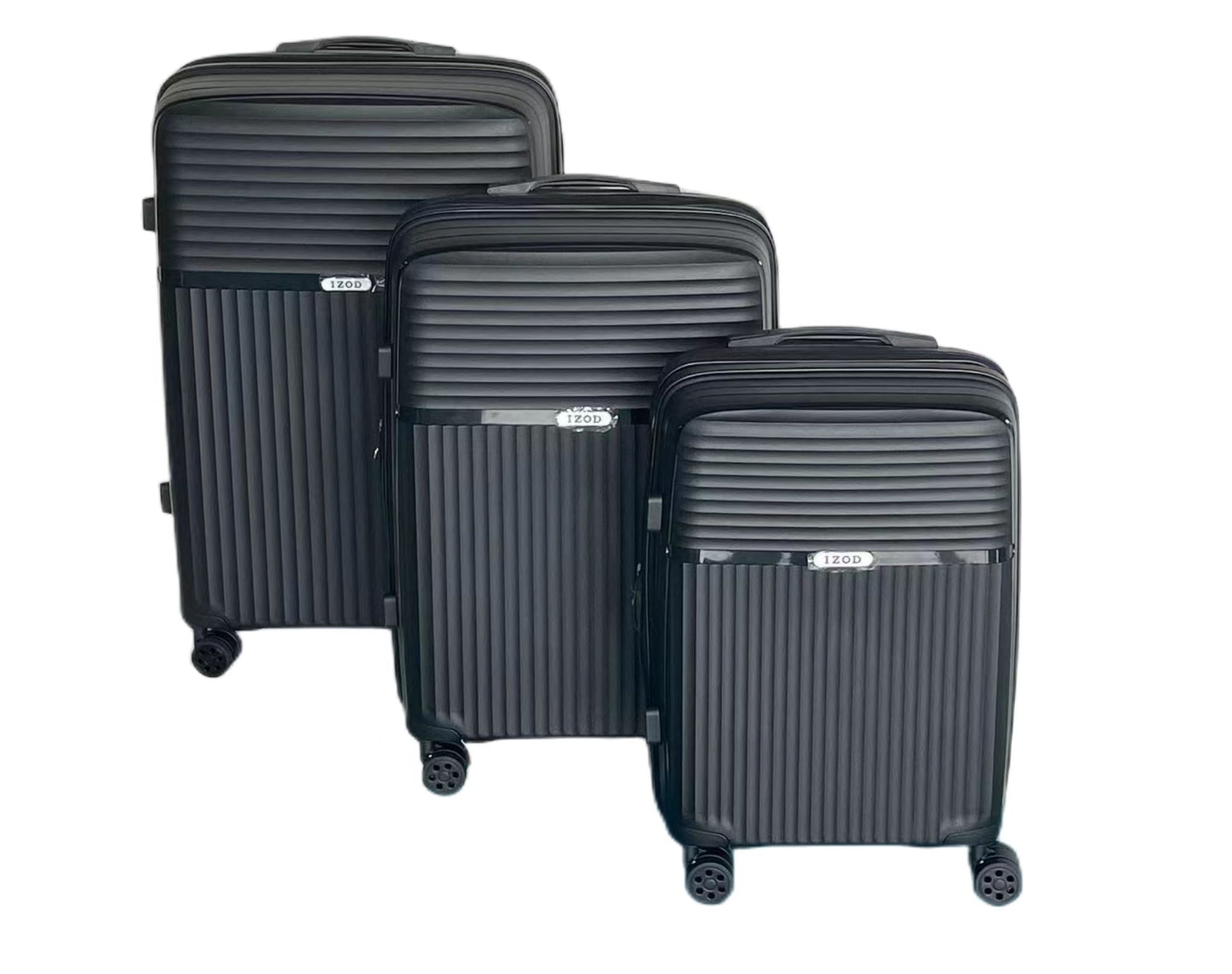 IZOD Siri Hard shell Expandable Lightweight 3 Piece Luggage Set - Stiles Supply Co.