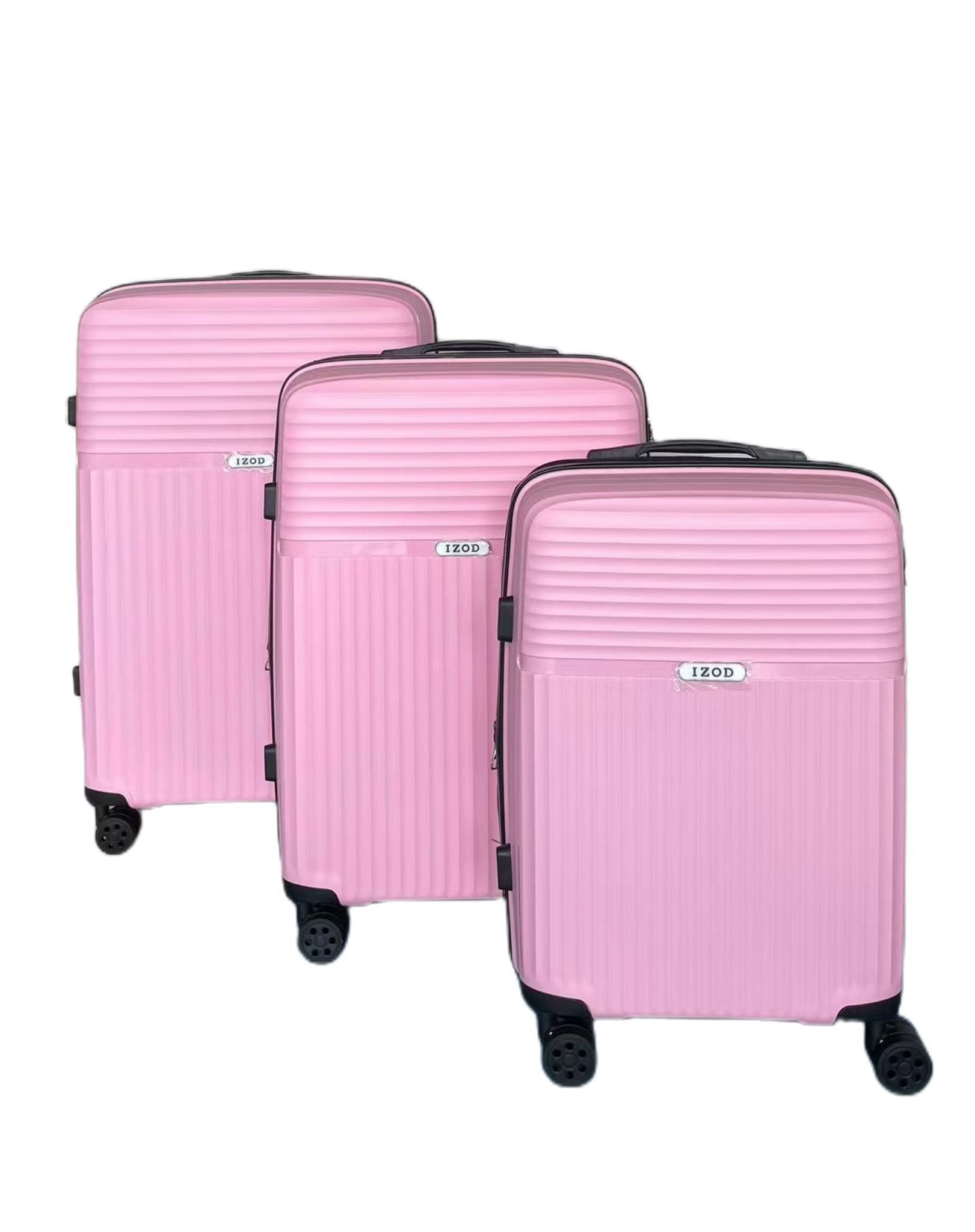 IZOD Siri Hard shell Expandable Lightweight 3 Piece Luggage Set - Stiles Supply Co.
