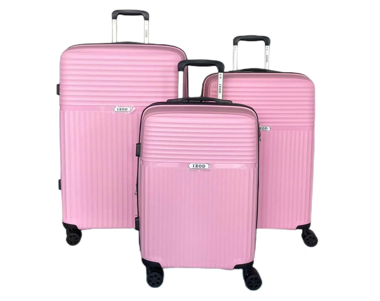IZOD Siri Hard shell Expandable Lightweight 3 Piece Luggage Set - Stiles Supply Co.