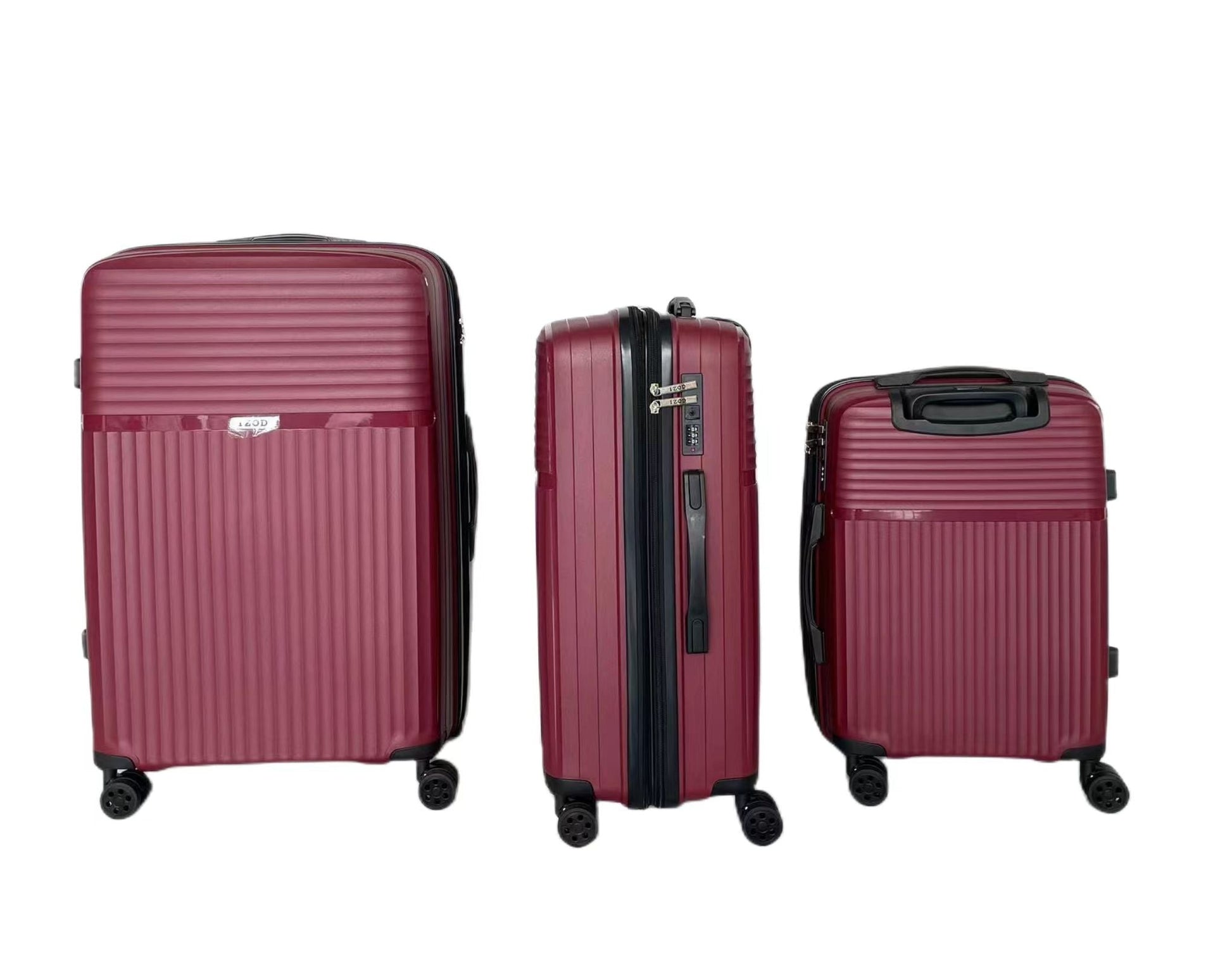 IZOD Siri Hard shell Expandable Lightweight 3 Piece Luggage Set - Stiles Supply Co.