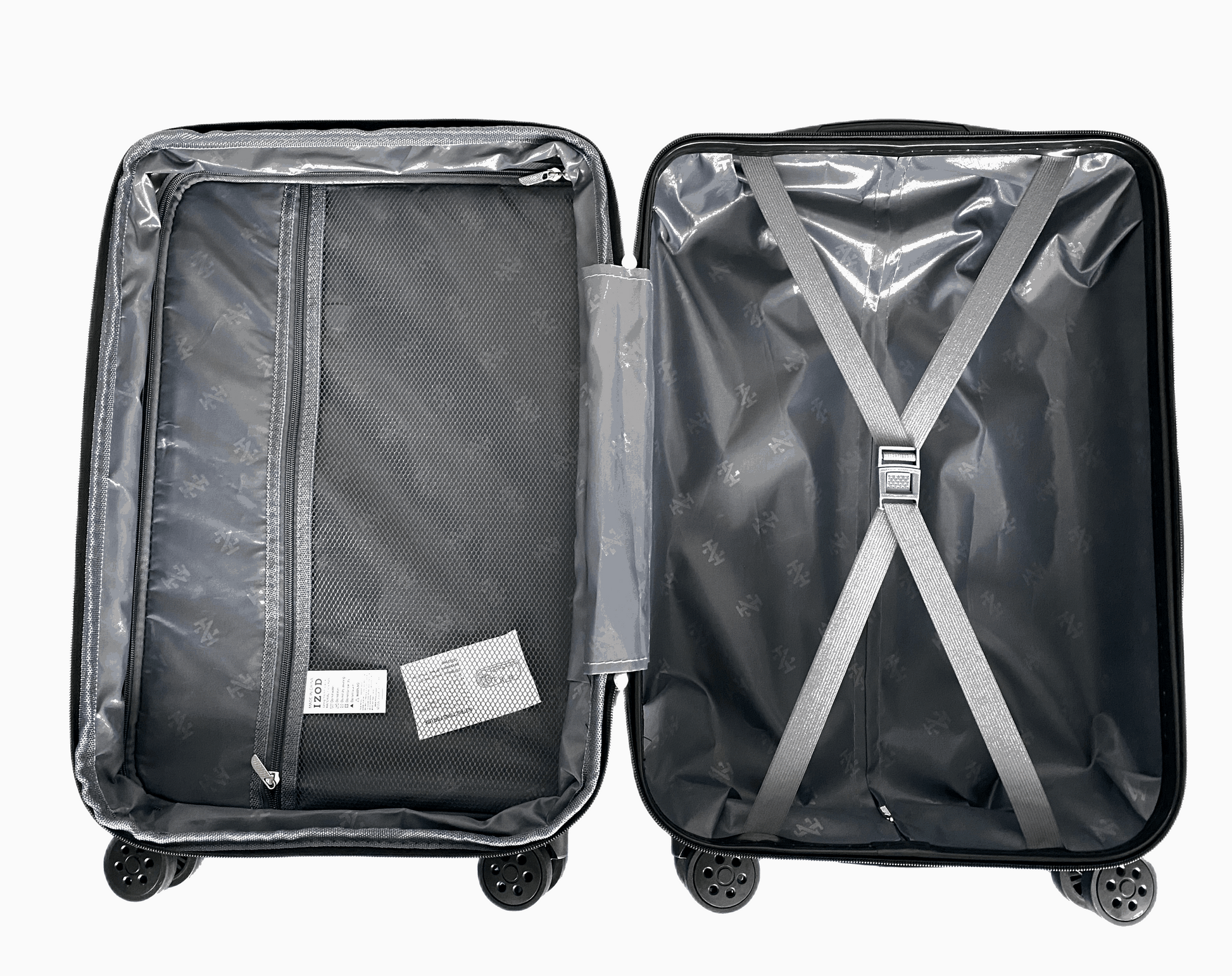 Mirage IZOD Skye Expandable Hard shell 3 Piece Luggage Set - Stiles Supply Co.