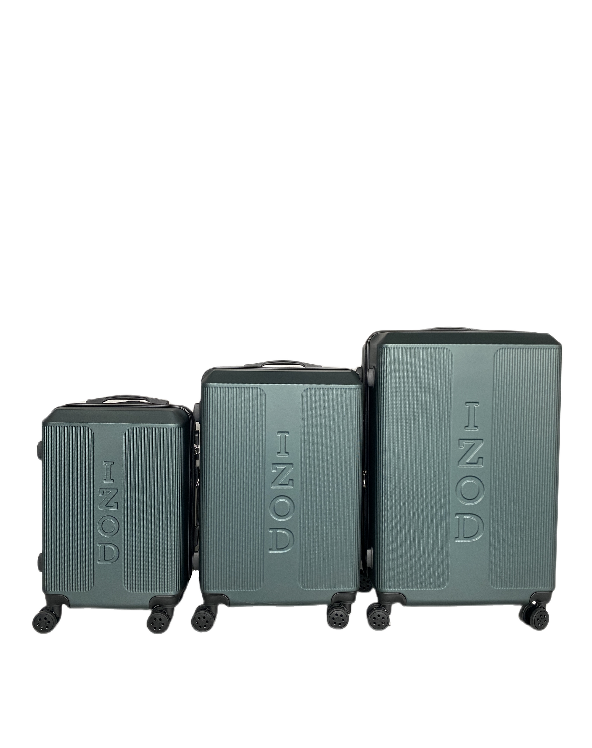 Mirage IZOD Skye Expandable Hard shell 3 Piece Luggage Set - Stiles Supply Co.