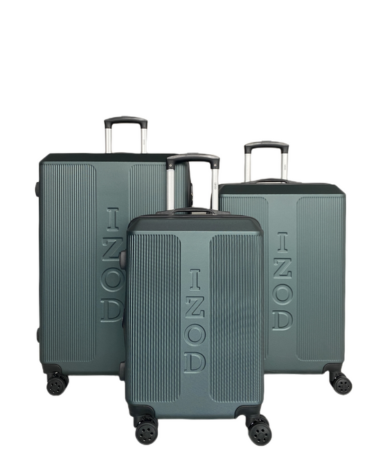 Mirage IZOD Skye Expandable Hard shell 3 Piece Luggage Set - Stiles Supply Co.