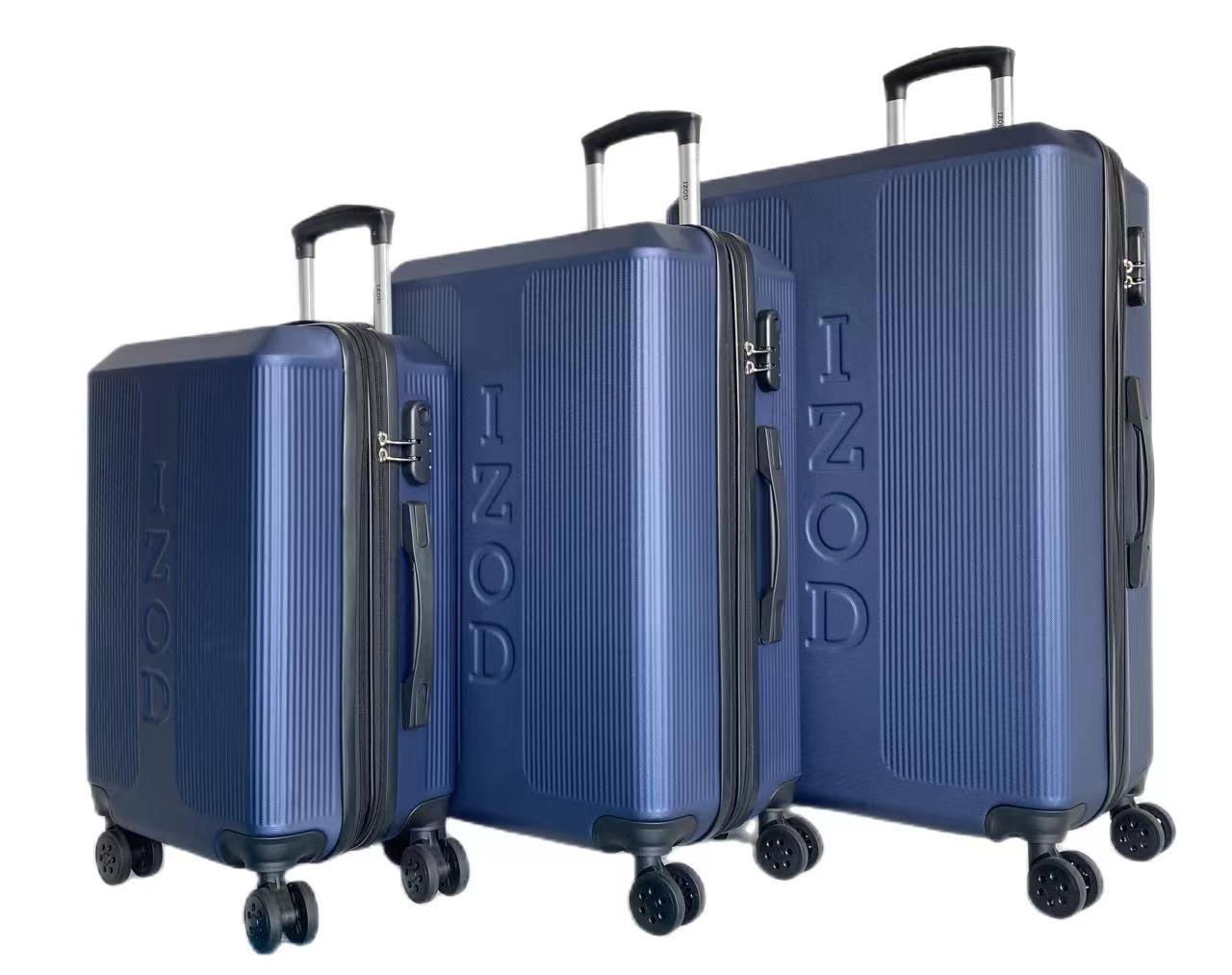 Mirage IZOD Skye Expandable Hard shell 3 Piece Luggage Set - Stiles Supply Co.