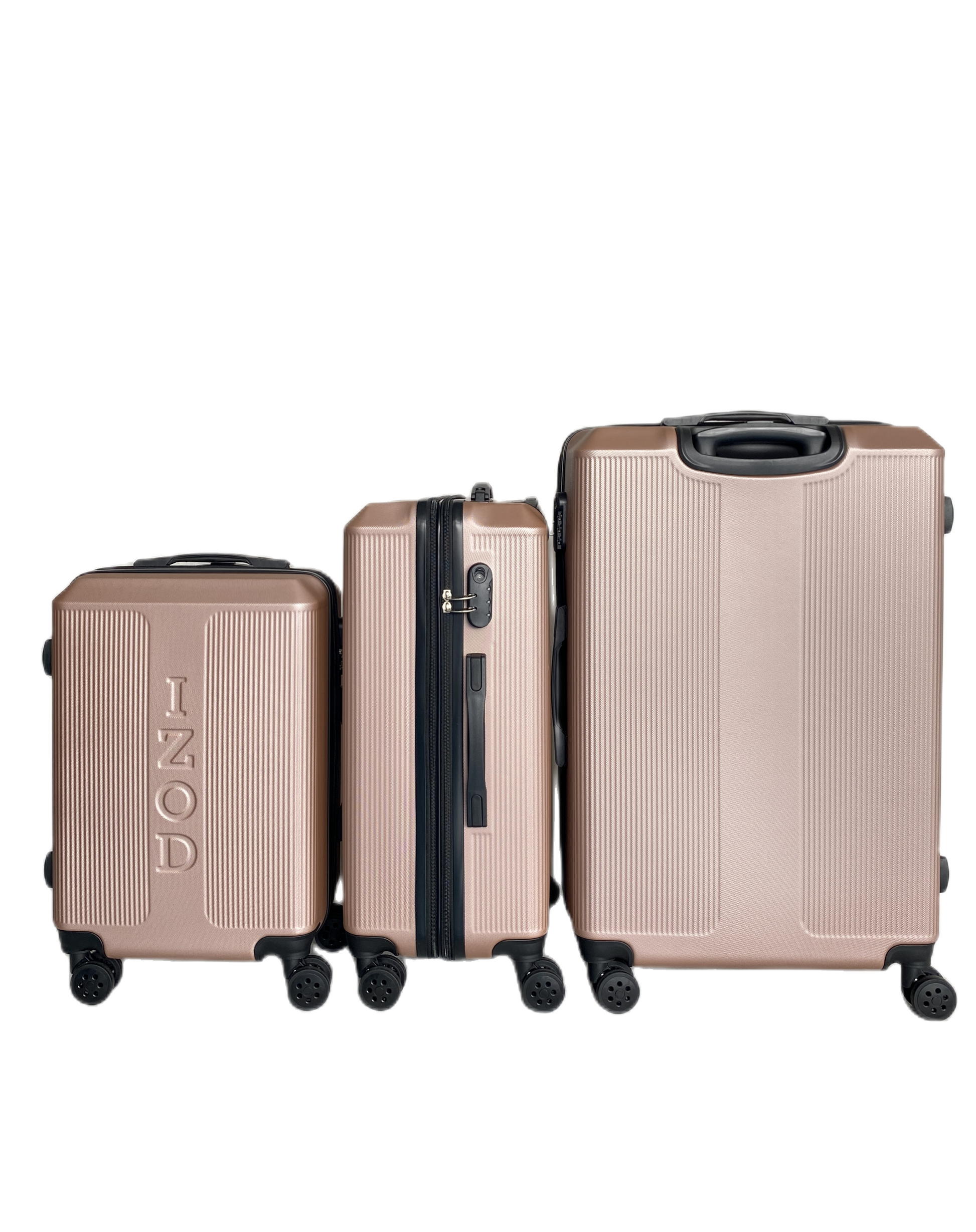 Mirage IZOD Skye Expandable Hard shell 3 Piece Luggage Set - Stiles Supply Co.