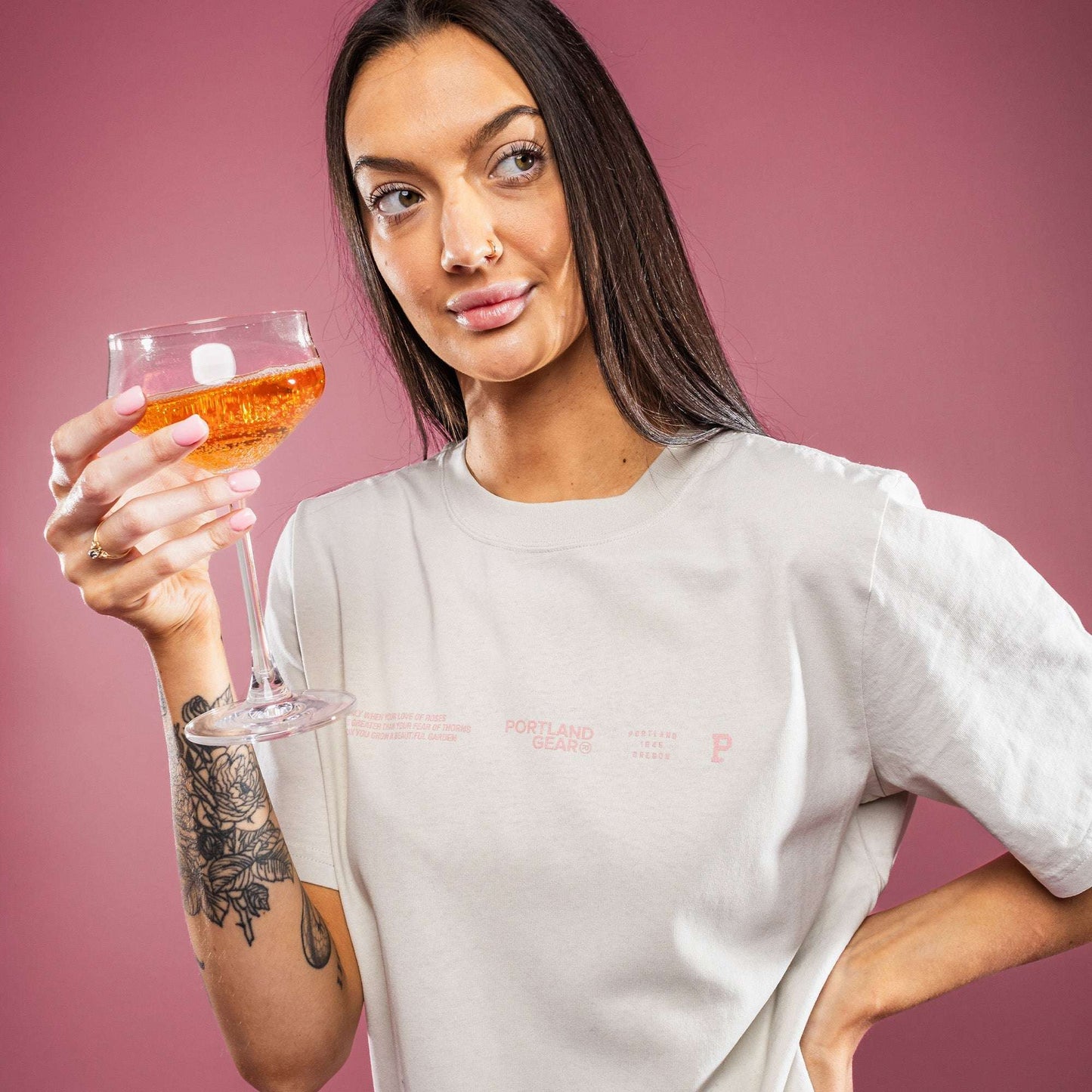 Women's HeavyKnit Slogan Tee - Light - Stiles Supply Co.