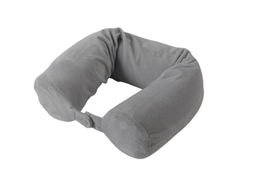 Snuggle Velvet Twist Memory Foam Travel Neck Pillow - Stiles Supply Co.