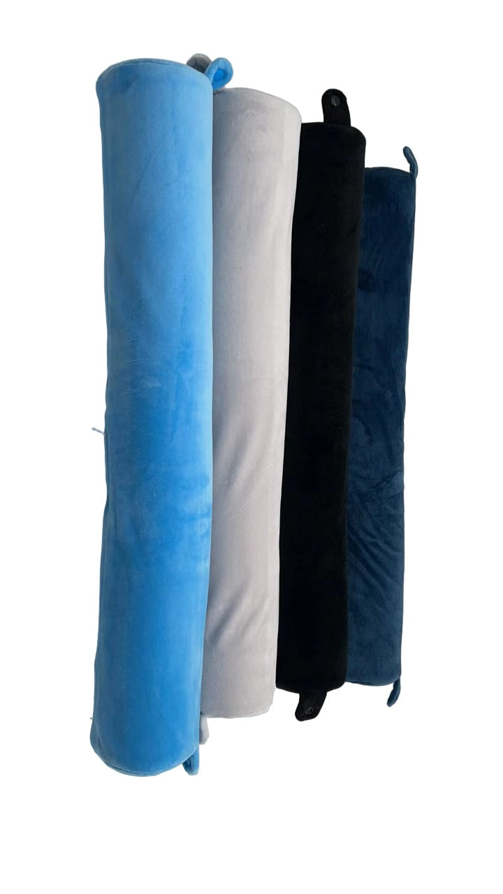Snuggle Velvet Twist Memory Foam Travel Neck Pillow - Stiles Supply Co.