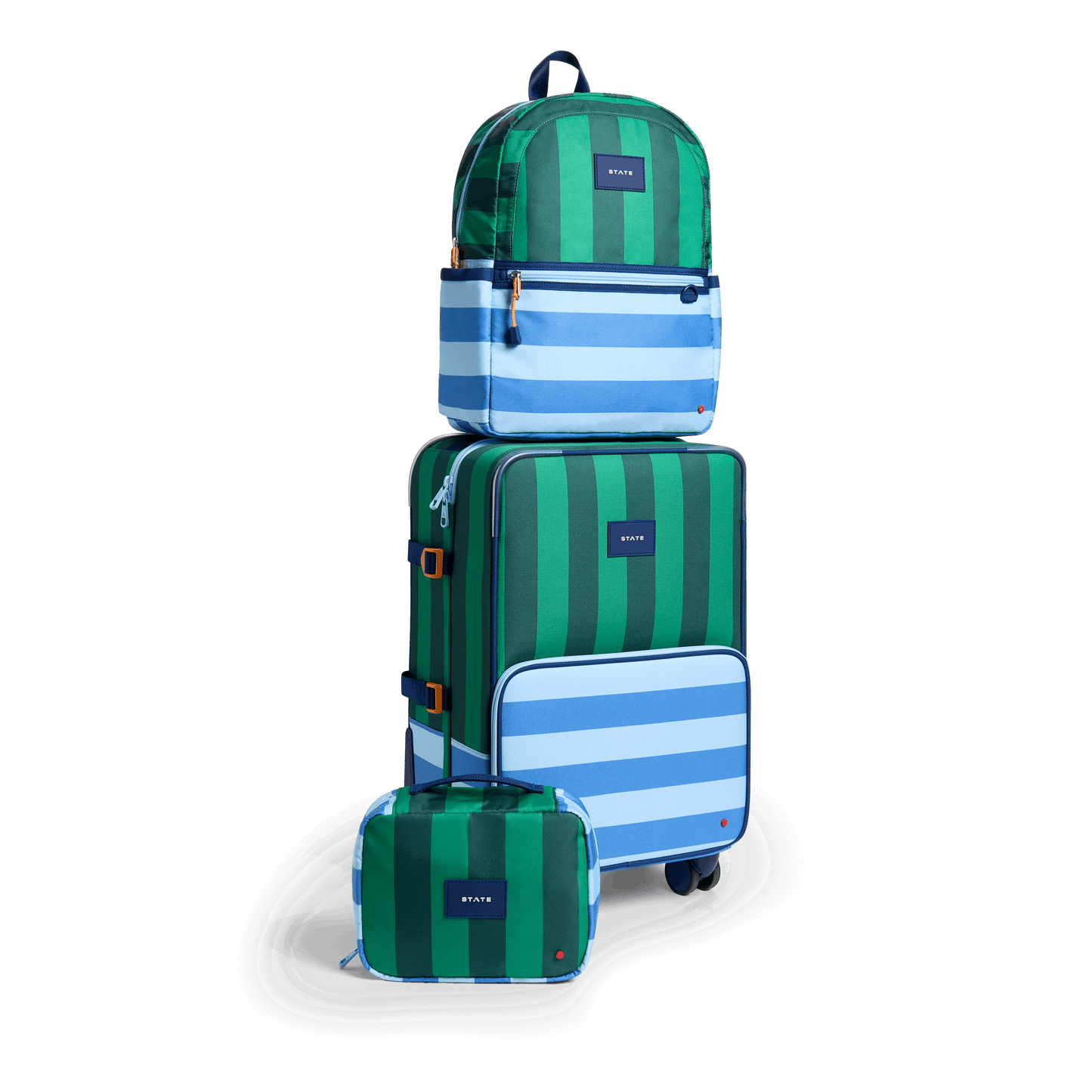 State Bags Stripes Logan Carry-On Suitcase | Limited Edition | Kids - Stiles Supply Co.