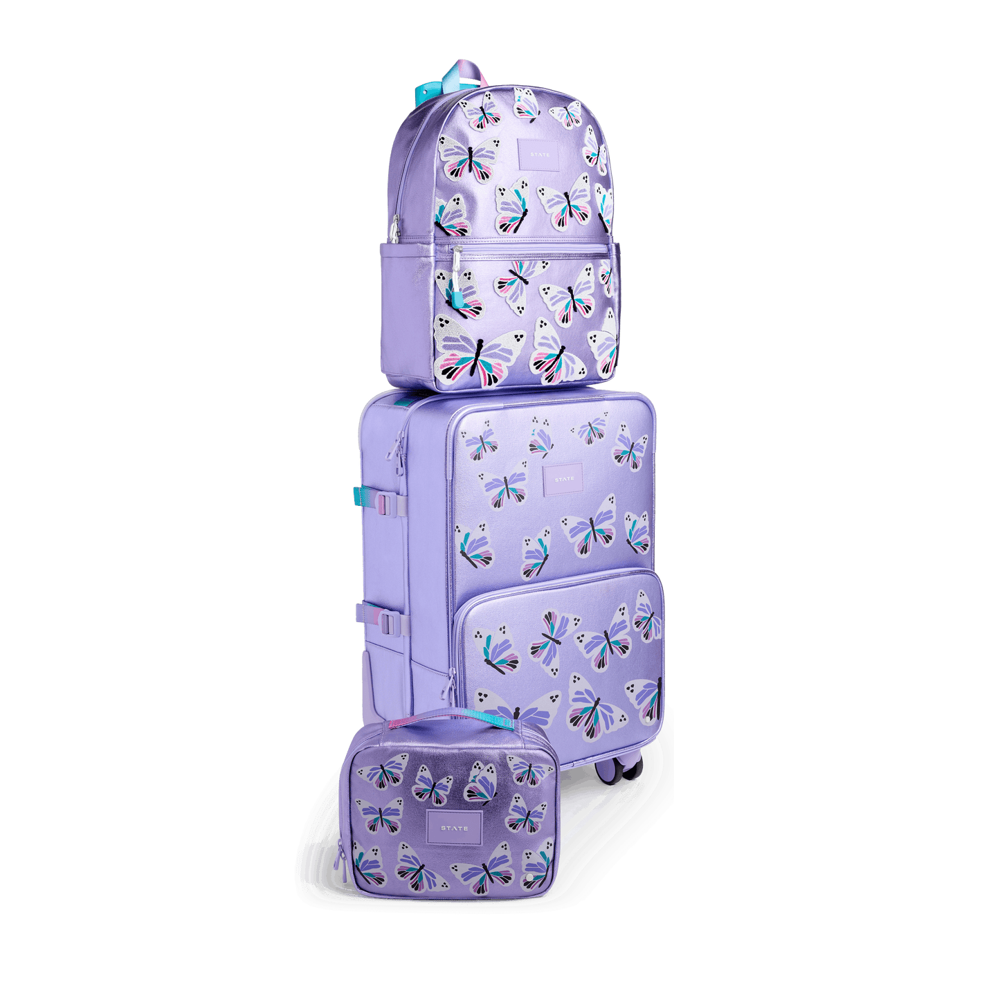 State Bags Butterfly Logan Carry-On Suitcase | Kids | Limited Edition - Stiles Supply Co.