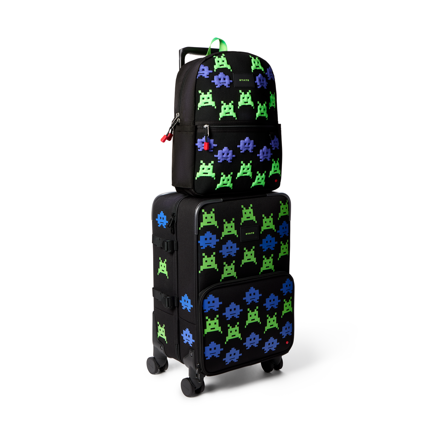 STATE Bags Logan Carry-On Kids Suitcase Arcade