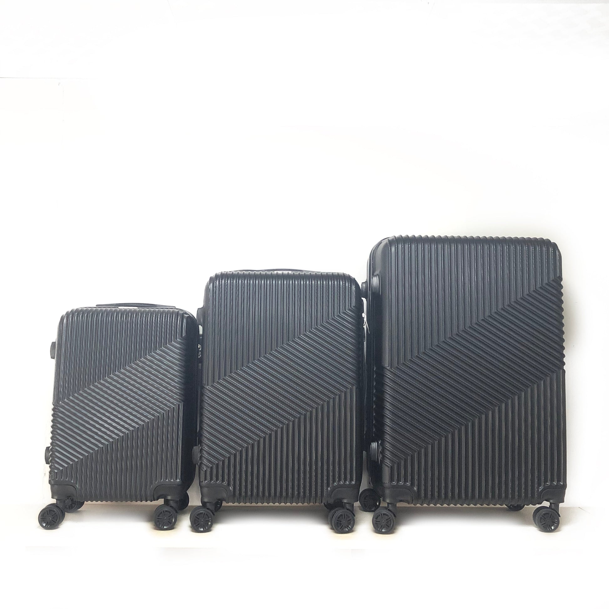 Mirage Aida Hard shell Lightweight 3 Piece Luggage Set - Stiles Supply Co.