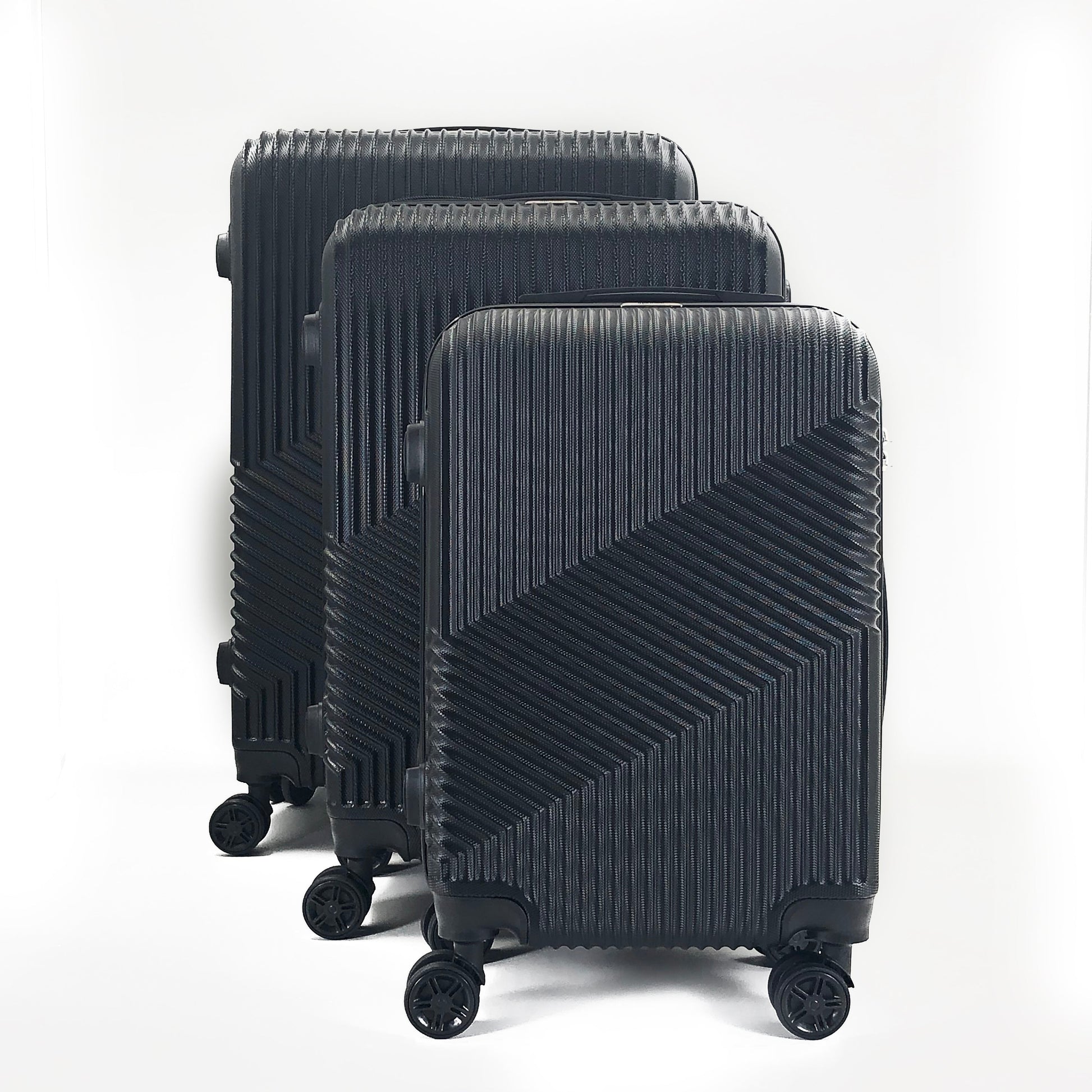 Mirage Aida Hard shell Lightweight 3 Piece Luggage Set - Stiles Supply Co.