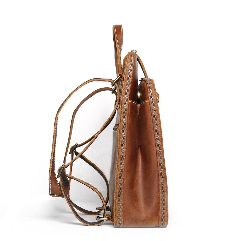 Steel Horse Leather Sachi Small Leather Backpack - Stiles Supply Co.