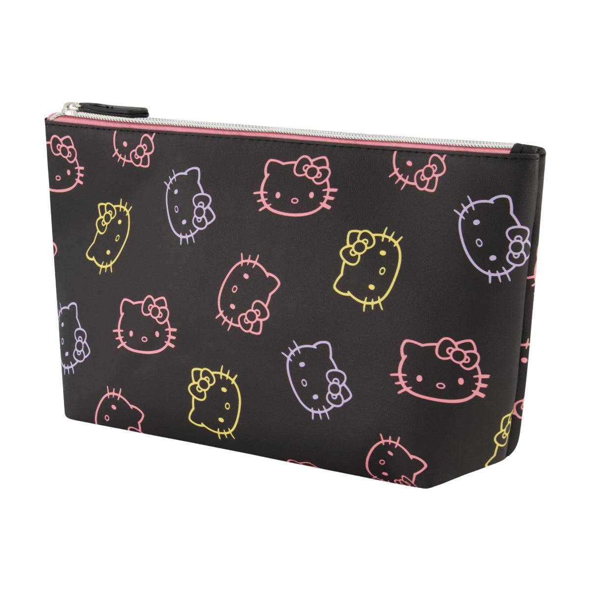Sanrio Hello Kitty Faces Black Cosmetic Bag - Stiles Supply Co.