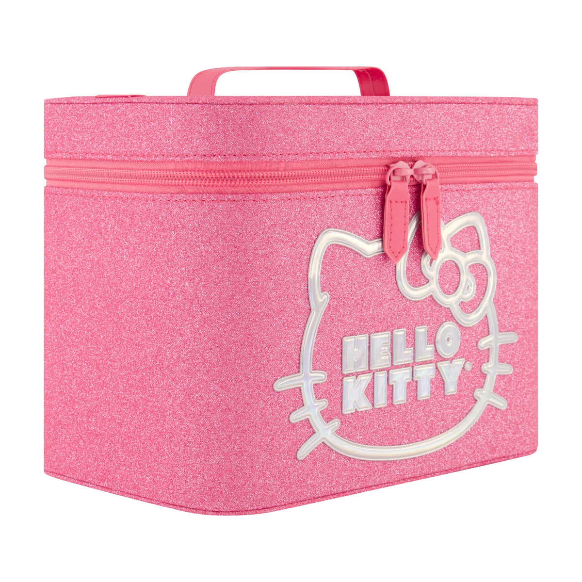 Sanrio Hello Kitty Pink Cosmetic Case with Mirror - Stiles Supply Co.