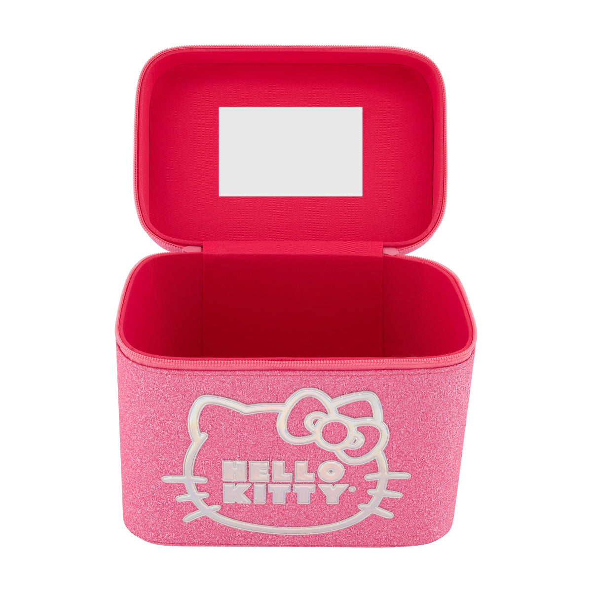 Sanrio Hello Kitty Pink Cosmetic Case with Mirror - Stiles Supply Co.