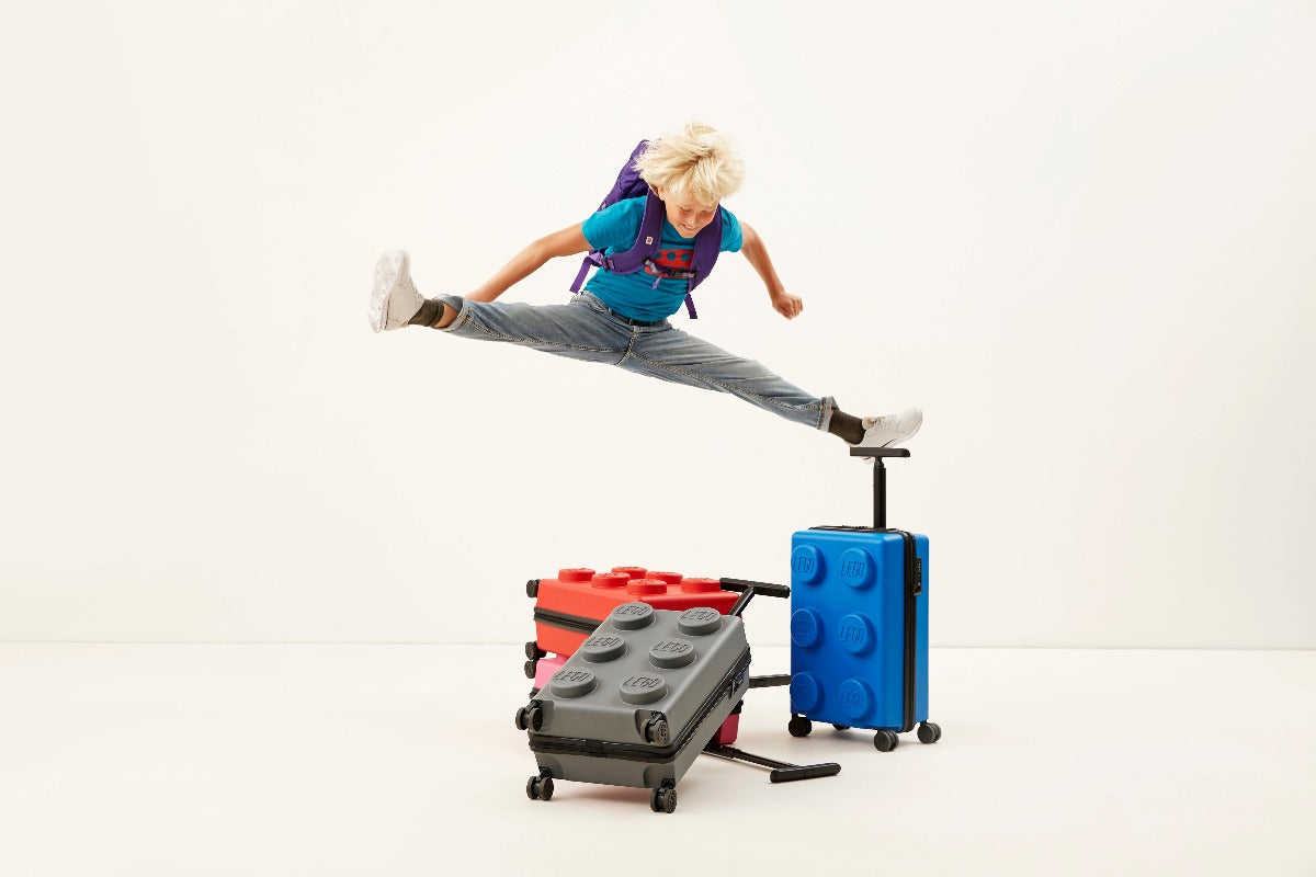 LEGO® Signature Brick Hot Pink Expandable 22" Carry-on Luggage - Stiles Supply Co.