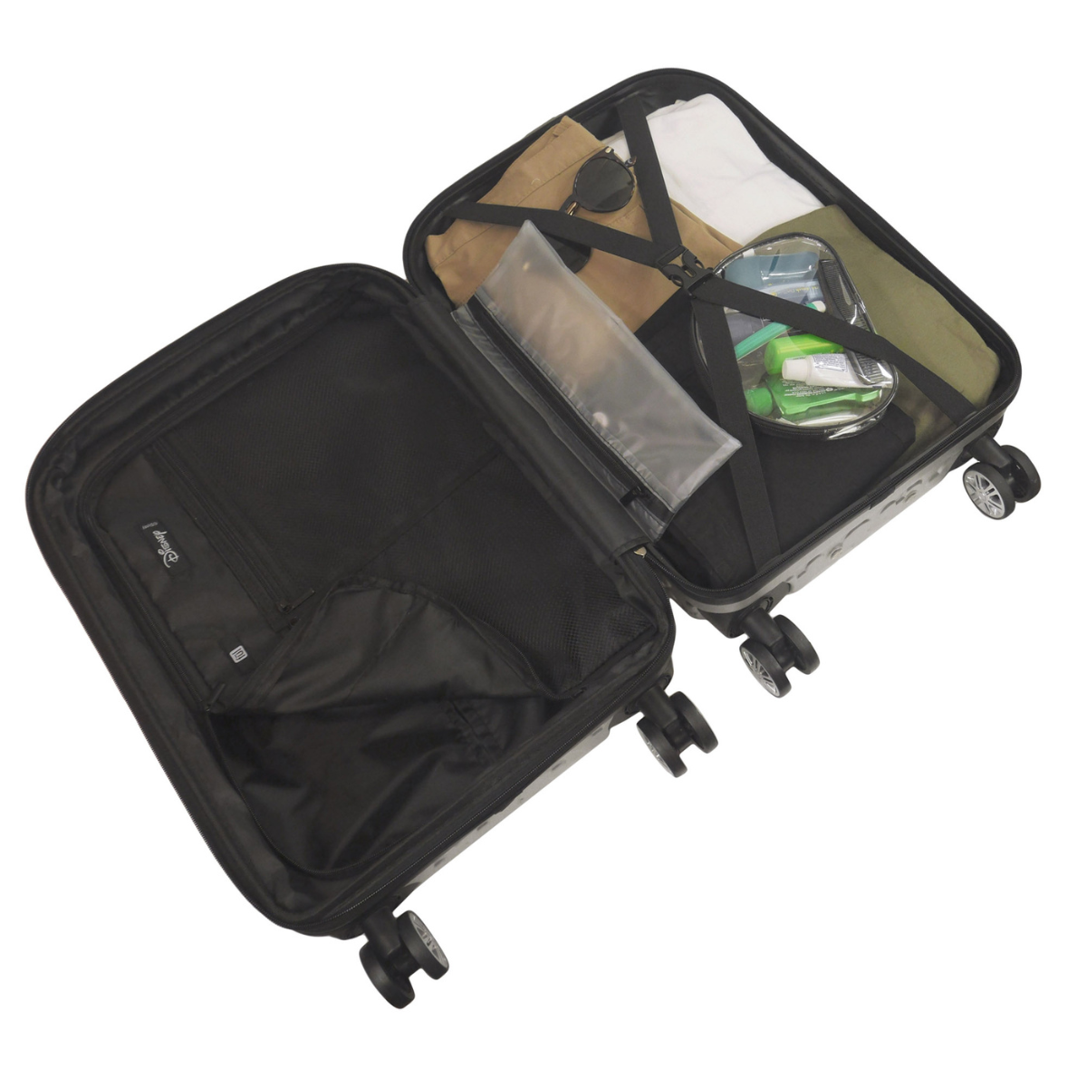 Disney Ful Mickey Mouse Icon All Over 3D Molded 22.5" Carry-on Luggage - Stiles Supply Co.