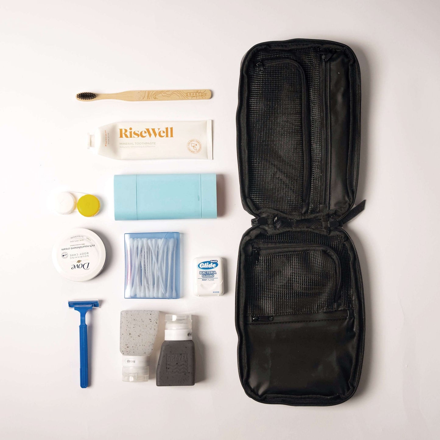 Gravel Explorer SLIM™ Toiletry Bag - Traveling Lighter - Stiles Supply Co.