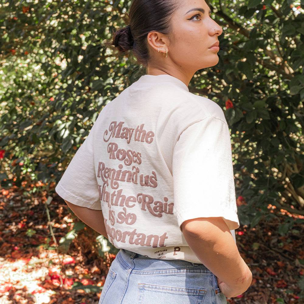 All-American Slogan Tee - Cream - Stiles Supply Co.