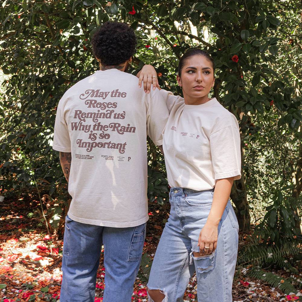 All-American Slogan Tee - Cream - Stiles Supply Co.