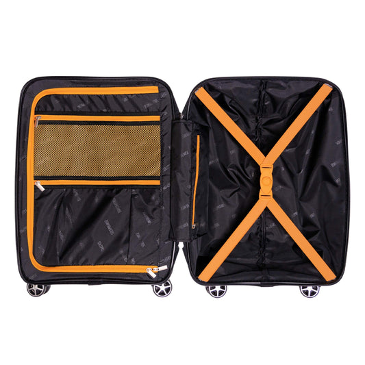 Sole Premise 20-inch Black Carry-On Hardcase Luggage