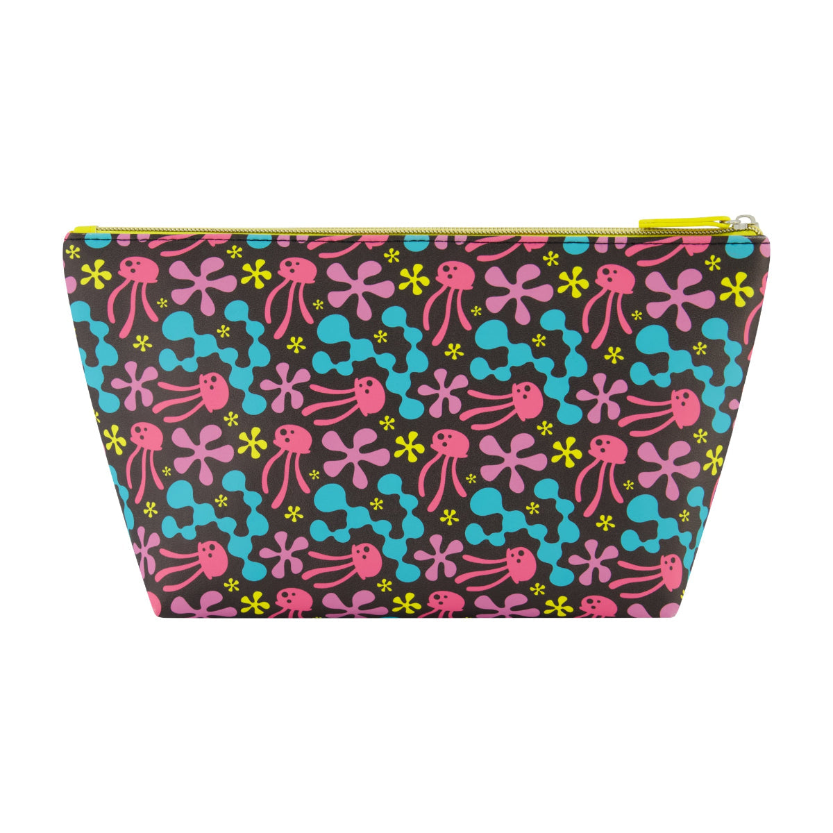 SpongeBob Jellyfish Fields Yellow Cosmetic Bag - Stiles Supply Co.