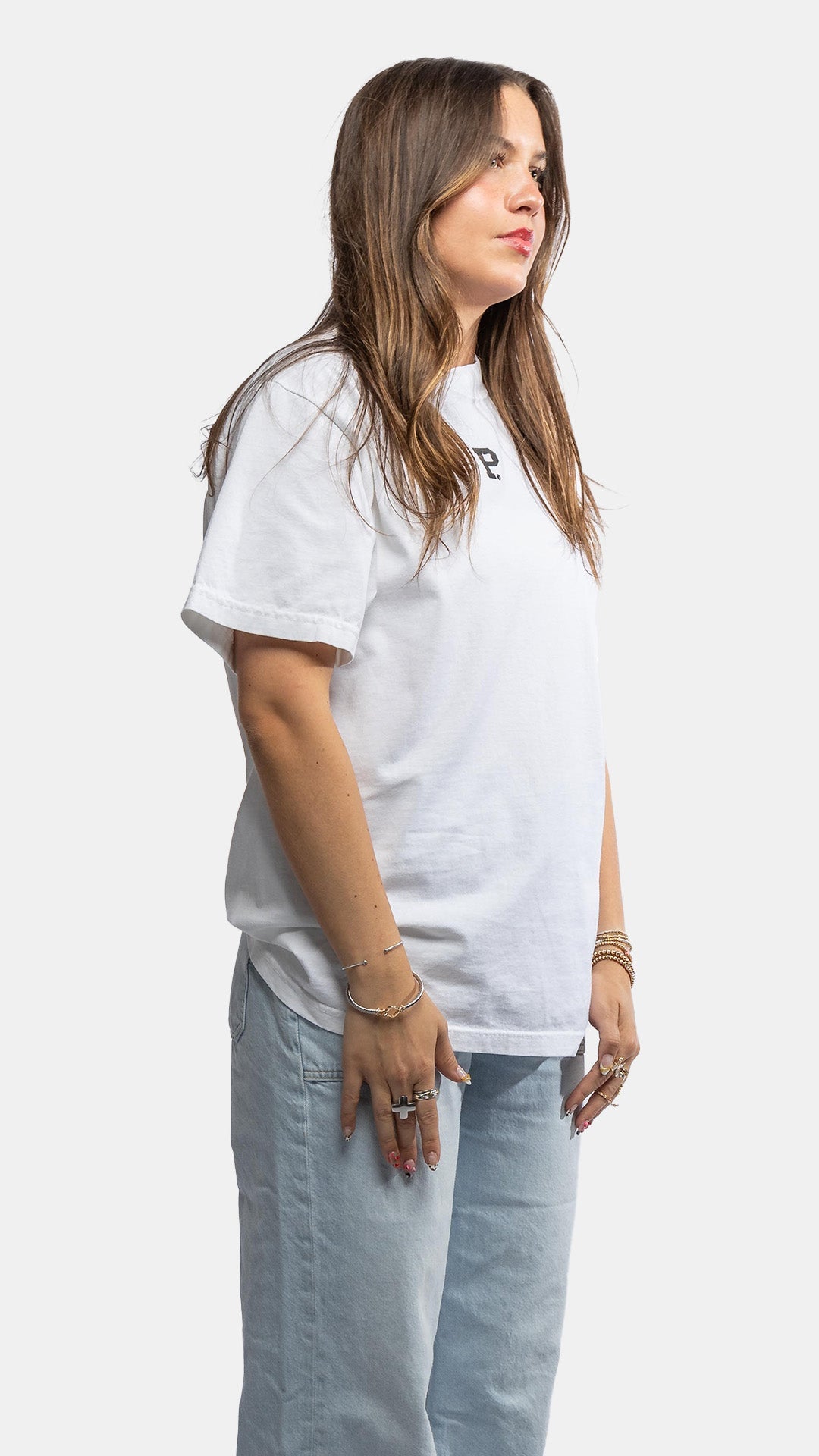 HeavyKnit Centerpiece Tee - White - Stiles Supply Co.