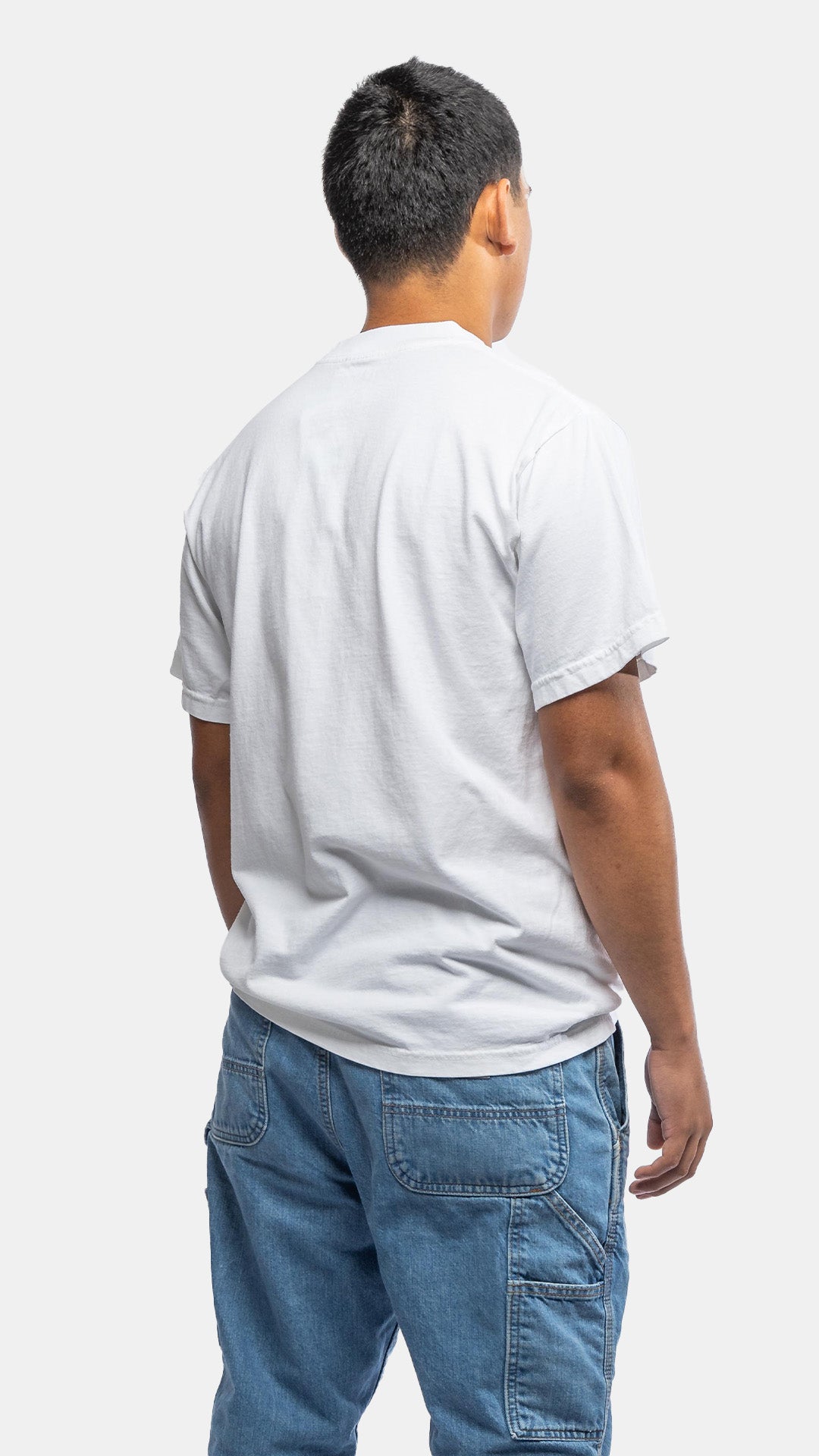 HeavyKnit Centerpiece Tee - White - Stiles Supply Co.