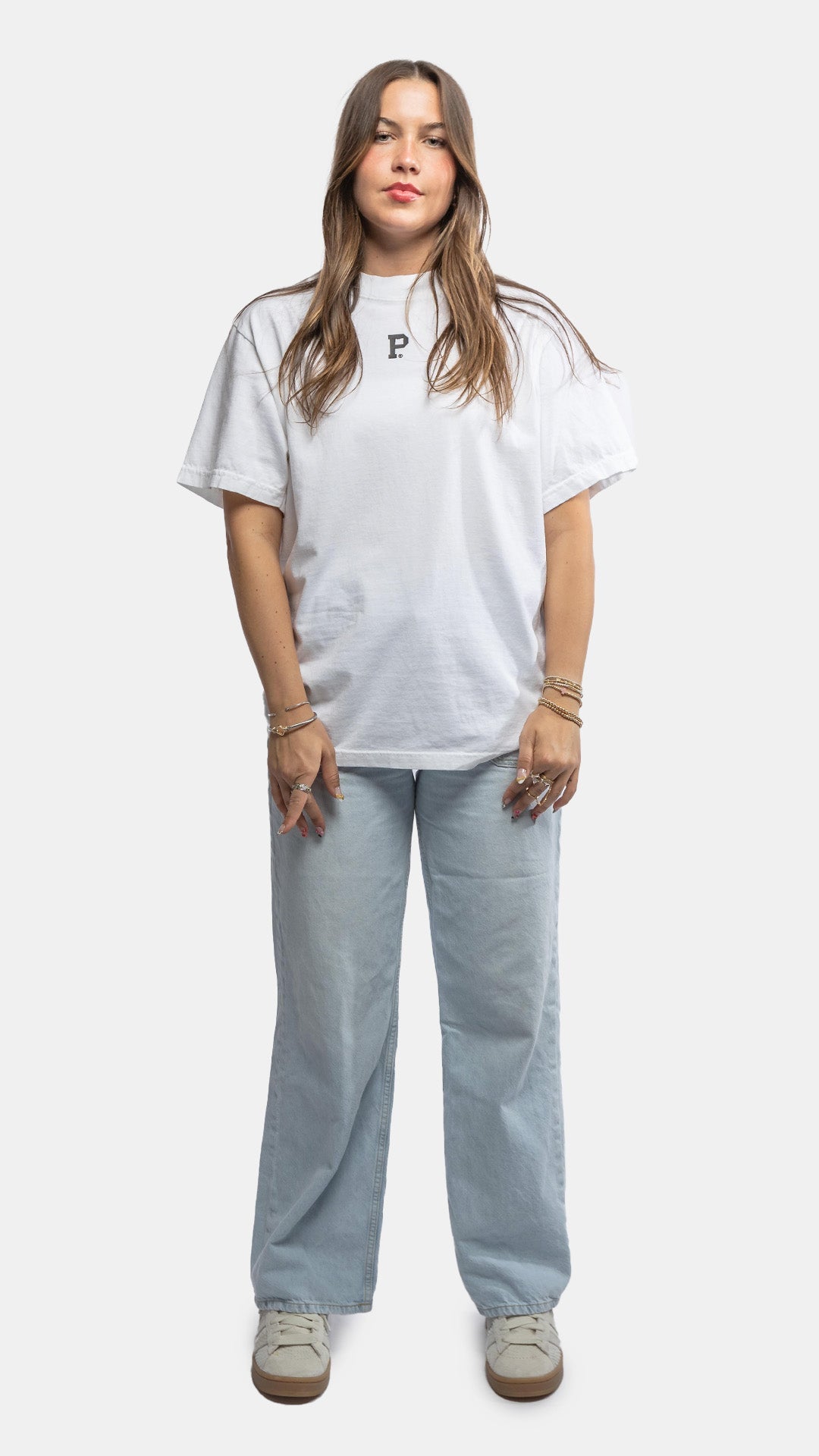 HeavyKnit Centerpiece Tee - White - Stiles Supply Co.