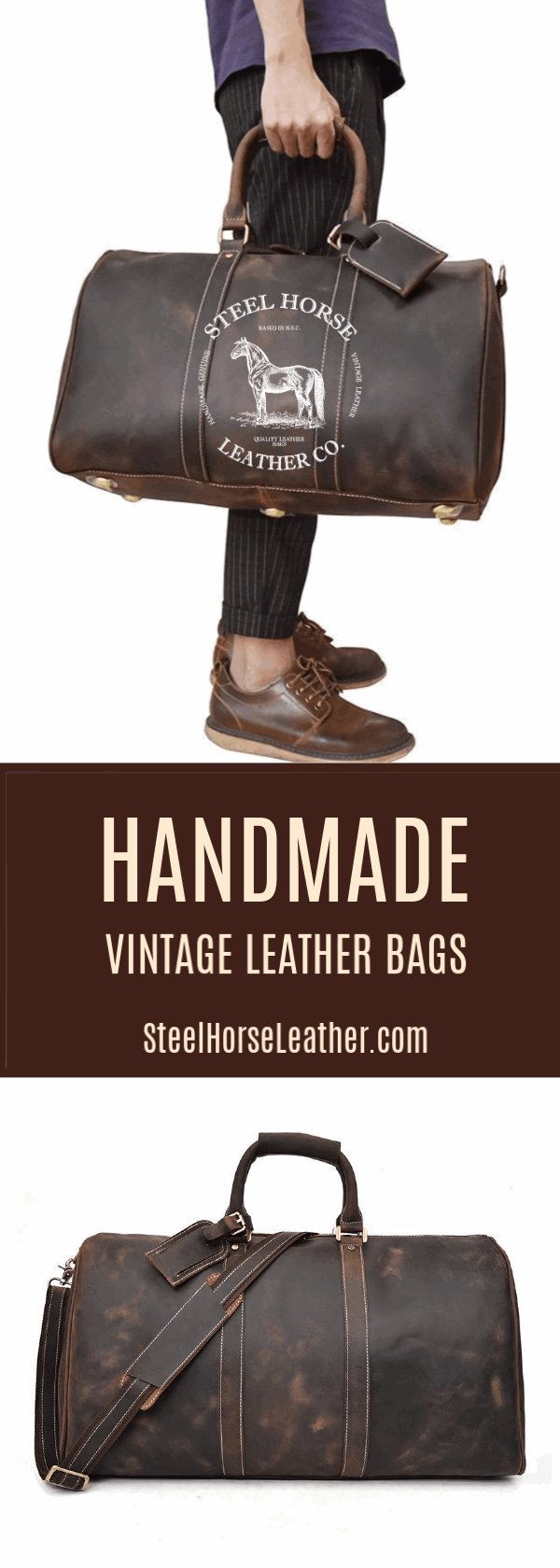Steel Horse Leather The Bjarke Large Weekender - Stiles Supply Co.