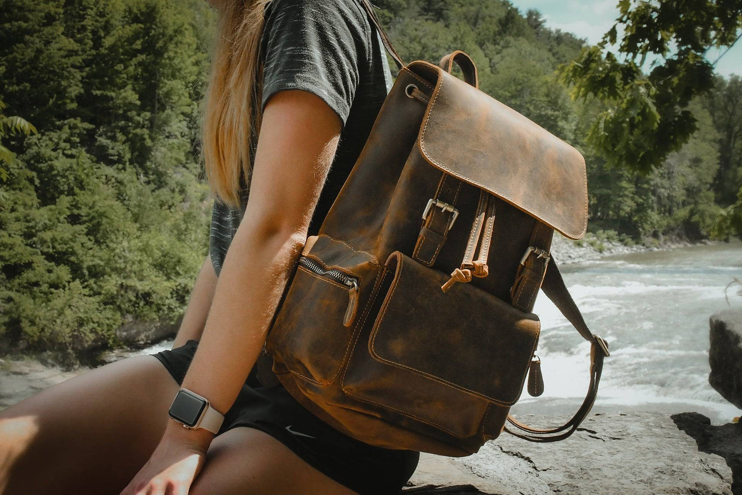 Steel Horse Leather The Hagen Backpack - Stiles Supply Co.