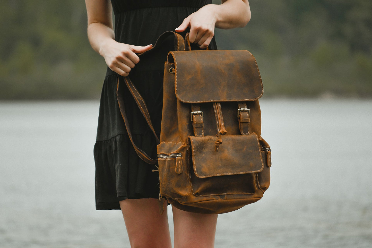 Steel Horse Leather The Hagen Backpack - Stiles Supply Co.