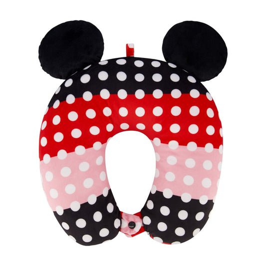 Minnie Mouse 3 Color Polka Dot Ears Travel Neck Pillow - Stiles Supply Co.