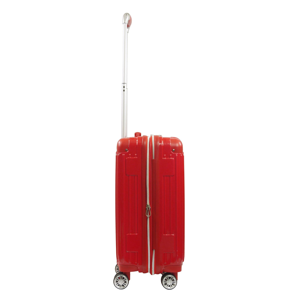 True Religion 22.5" Big Logo Red Hard-Sided Checkered Carry-On Luggage - Stiles Supply Co.
