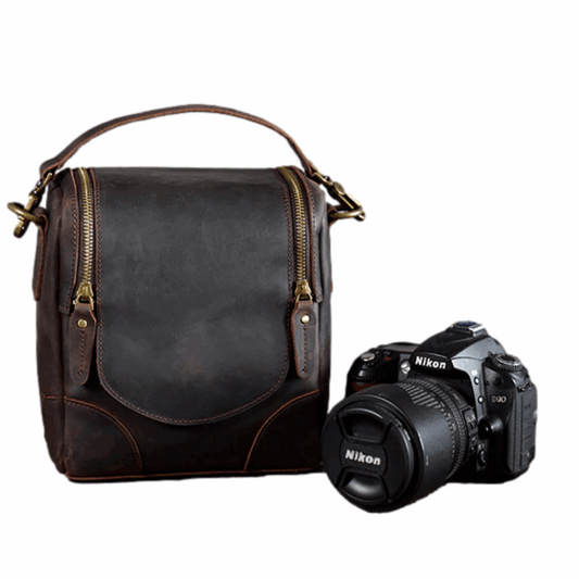 Steel Horse Leather The Calista Small Leather Camera Bag - Stiles Supply Co.