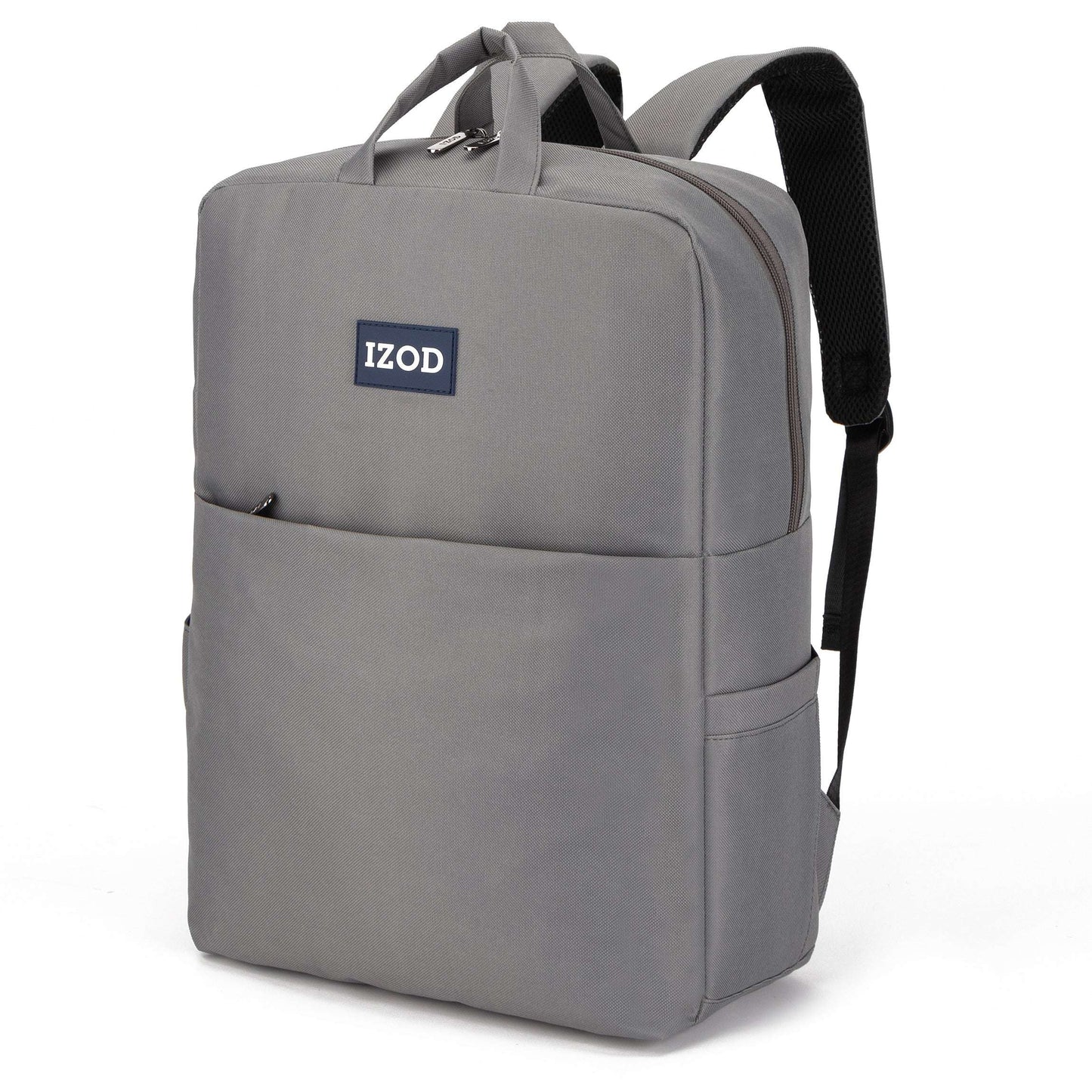 IZOD Wisdom Business Travel Slim Durable Laptop Backpack USB Charging Port - Stiles Supply Co.