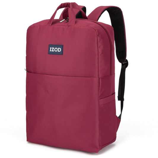 IZOD Wisdom Business Travel Slim Durable Laptop Backpack USB Charging Port - Stiles Supply Co.