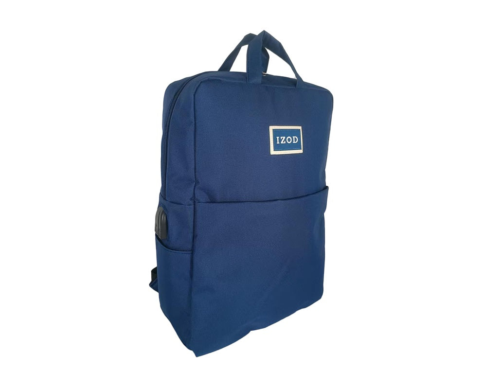 Mirage Izod Wisdom Slim Durable Laptop Backpack USB Charging Port - Stiles Supply Co.