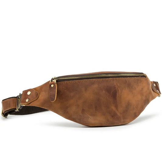 Steel Horse Leather Wagner Leather Waist Bag | Full Grain Leather - Stiles Supply Co.