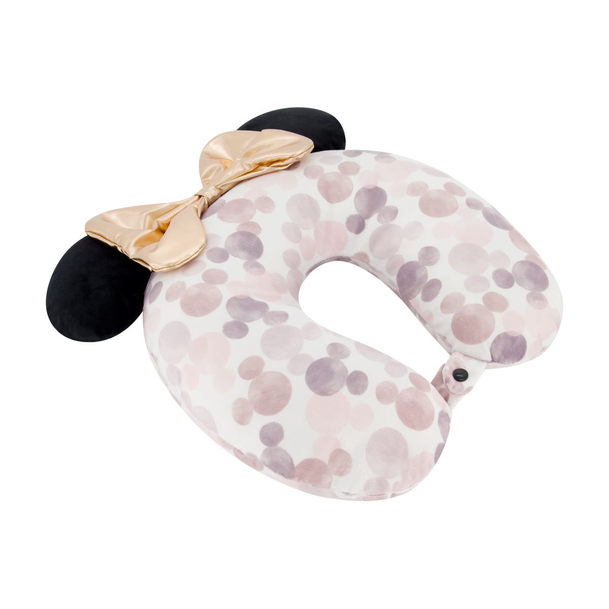 Disney Minnie Mouse Water Print 3D Ears & Bow Travel Pillow - Stiles Supply Co.
