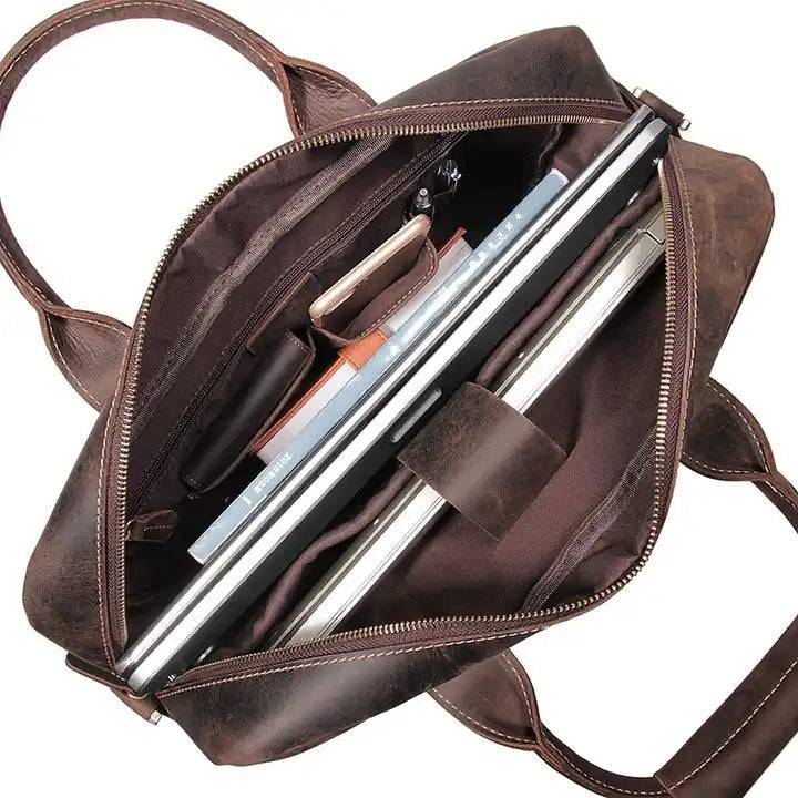 Steel Horse Leather The Welch Briefcase - Stiles Supply Co.