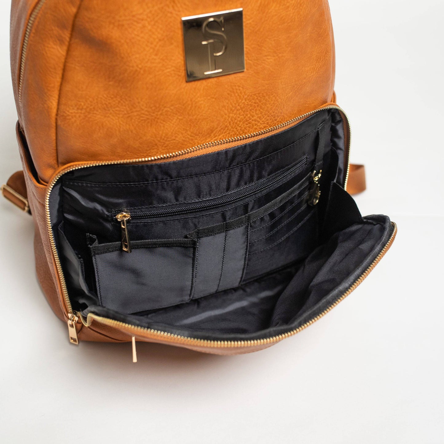 Sole Premise Brown Leather Carrier Sneaker Backpack