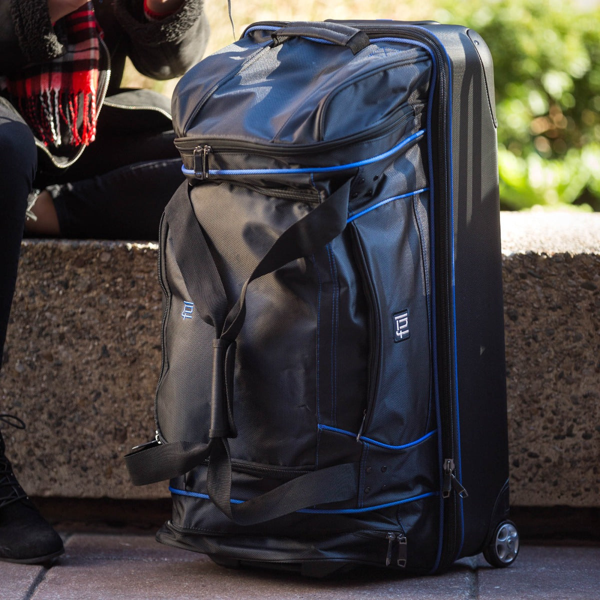 Workhorse 30" Split Level Black FŪL Rolling Duffle Bag - Stiles Supply Co.