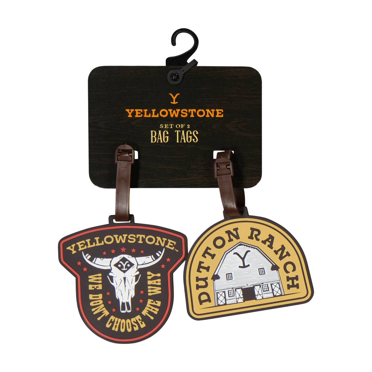 Yellowstone Dutton Ranch Luggage 2-Piece Tags - Stiles Supply Co.