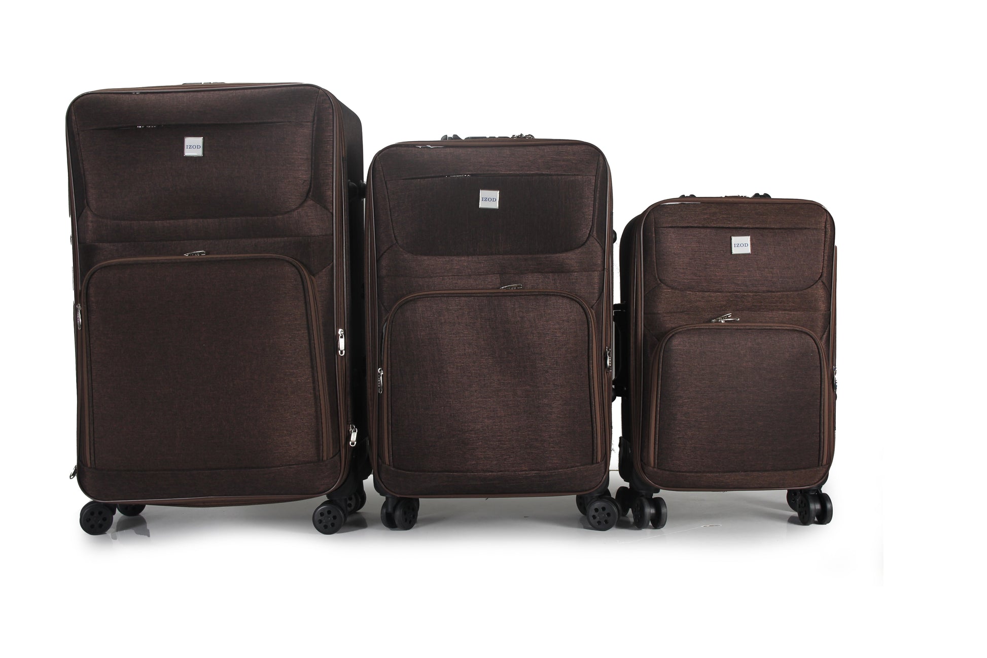 IZOD Zane Soft Shell Lightweight Expandable 3 Piece Luggage Set - Stiles Supply Co.